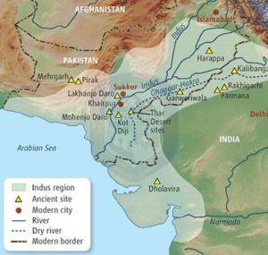 Indus civilization map