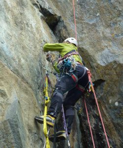 Rock climbing Shipton Spire 